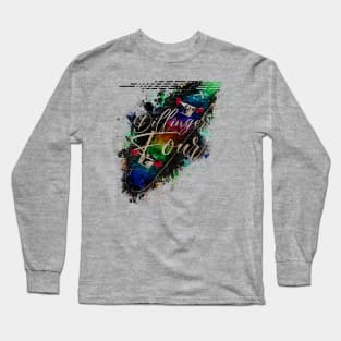 Skateboard X Dillinger Four VINTAGE Melodic Long Sleeve T-Shirt